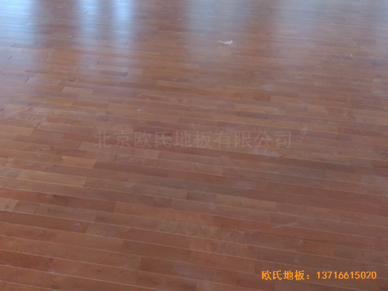 甘肅天水清水縣農(nóng)業(yè)學院籃球館體育地板鋪設案例4