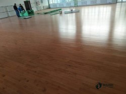 學(xué)校籃球木地板反彈力